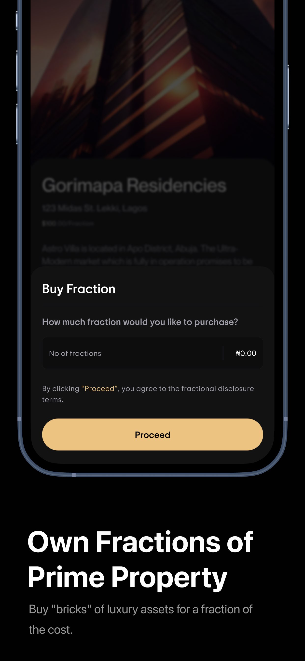 Gidi Fraction property fractional ownership details